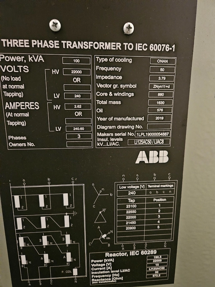 1LPL19000054887 / 100kVA