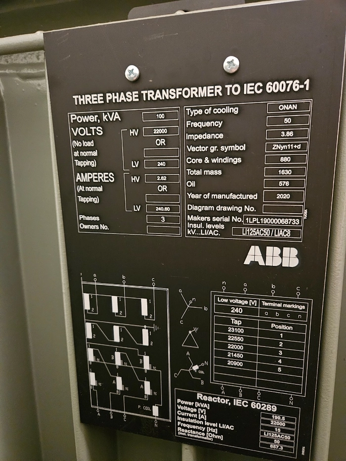 1LPL19000068733 / 100kVA