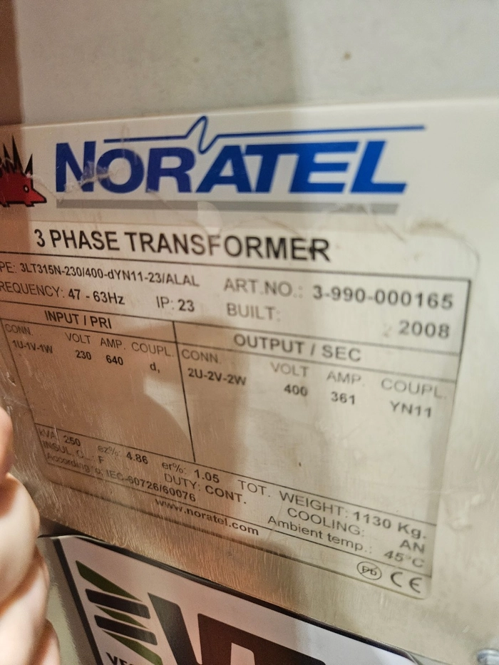 3-990-000165 / 250kVA