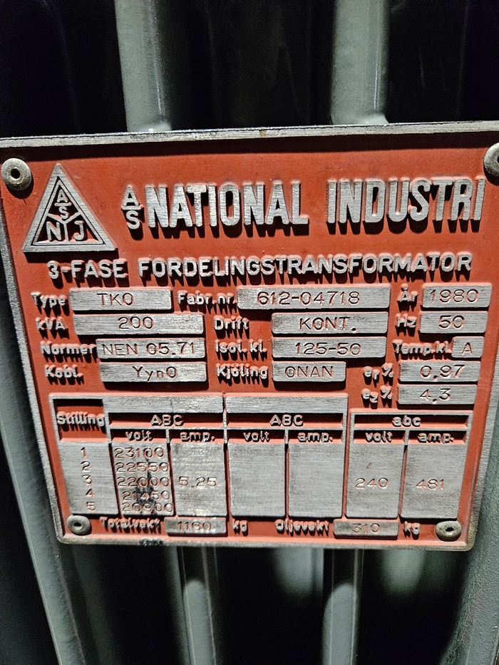 612-04718 / 200kVA